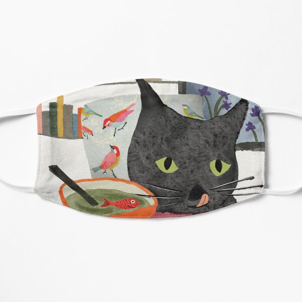 Minouchette's dinner Flat Mask