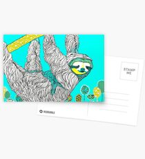 Spring Sloth Postcards