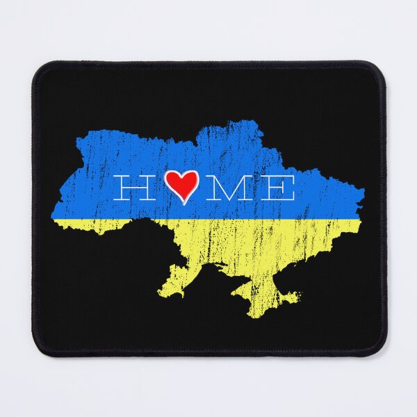 Item preview, Ukrainian Home Is Where the Heart Is Distressed Map designed and sold by Aide.