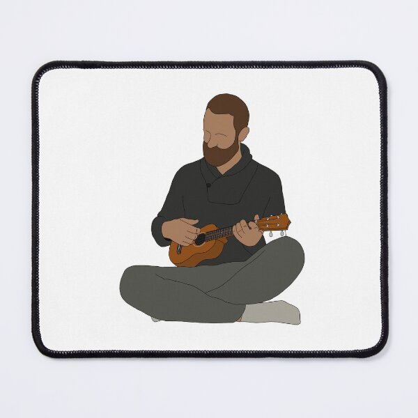 Item preview, Man Playing The Ukulele line art (colour) designed and sold by limitLIS.