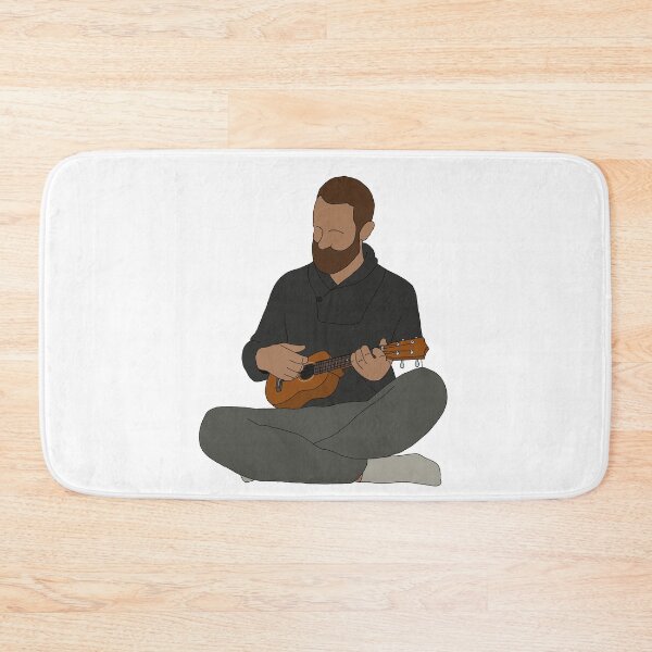 Item preview, Man Playing The Ukulele line art (colour) designed and sold by limitLIS.