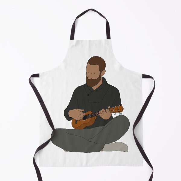 Item preview, Man Playing The Ukulele line art (colour) designed and sold by limitLIS.