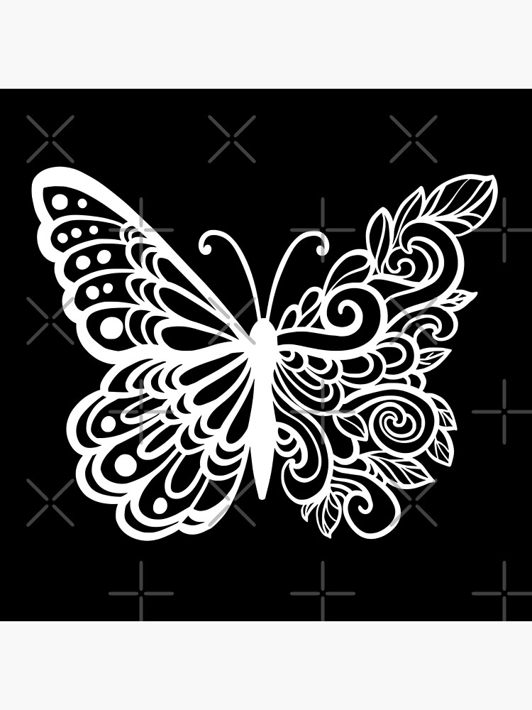 Buttefly tattoo Art Board Print for Sale by Kiboune