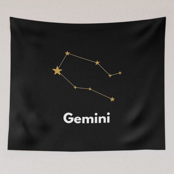 Item preview, Gemini, Gemini Sign, Black designed and sold by Magic Love Art Print.