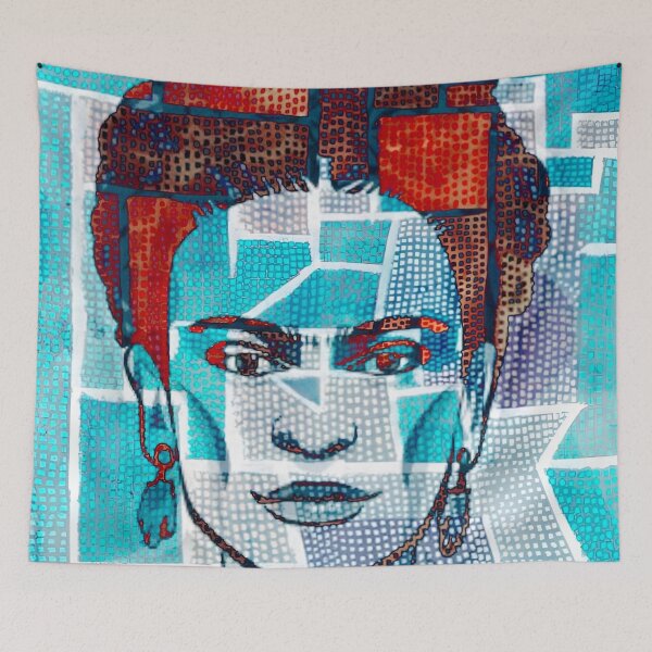 Item preview, Frida's Face on Paul Klee Painting designed and sold by FridaBubble.