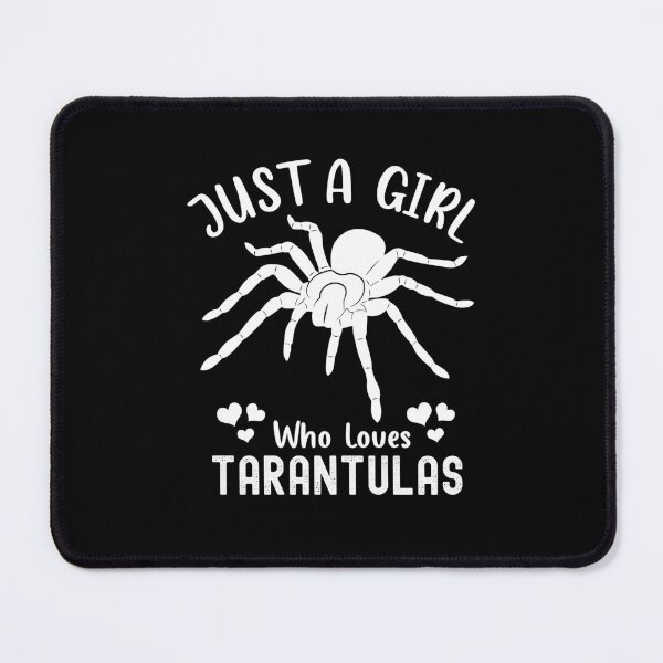Item preview, just a girl who loves Tarantulas, tarantula lover tee, cute spider themed gift for girls who love spiders designed and sold by PRINTED ..