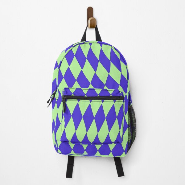 Item preview, Lime Green and Electric Blue Swirled Diamond Pattern designed and sold by rgbguy.