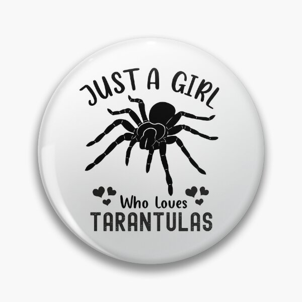 Item preview, just a girl who loves Tarantulas, tarantula lover tee, cute spider themed gift for girls who love spiders designed and sold by PRINTED ..