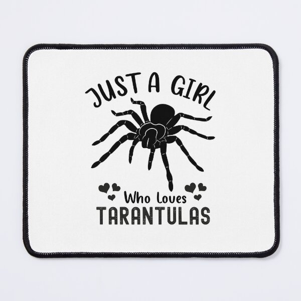 Item preview, just a girl who loves Tarantulas, tarantula lover tee, cute spider themed gift for girls who love spiders designed and sold by PRINTED ..