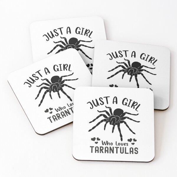 Item preview, just a girl who loves Tarantulas, tarantula lover tee, cute spider themed gift for girls who love spiders designed and sold by PRINTED ..