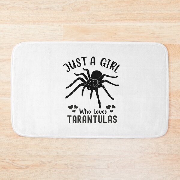 Item preview, just a girl who loves Tarantulas, tarantula lover tee, cute spider themed gift for girls who love spiders designed and sold by PRINTED ..