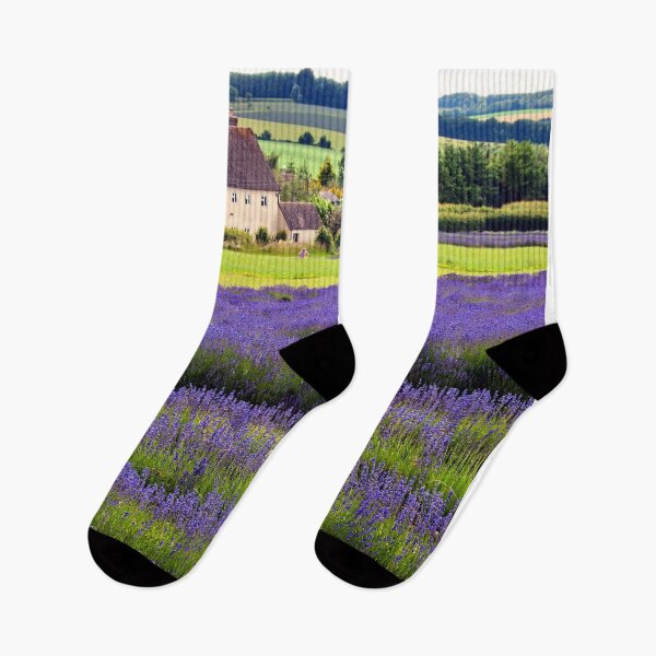 Item preview, Lavender Field Summer Flowers Cotswolds England designed and sold by AndyEvansPhotos.