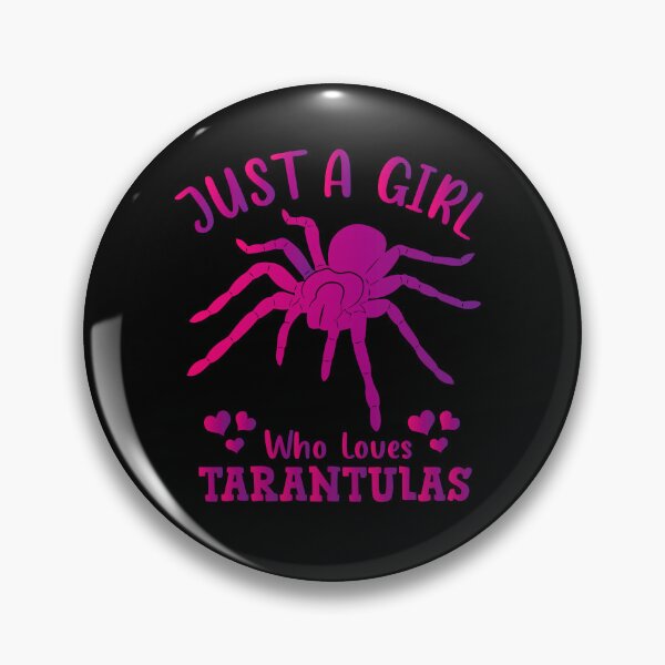 Item preview, just a girl who loves Tarantulas, tarantula lover tee, cute spider themed gift for girls who love spiders designed and sold by PRINTED ..
