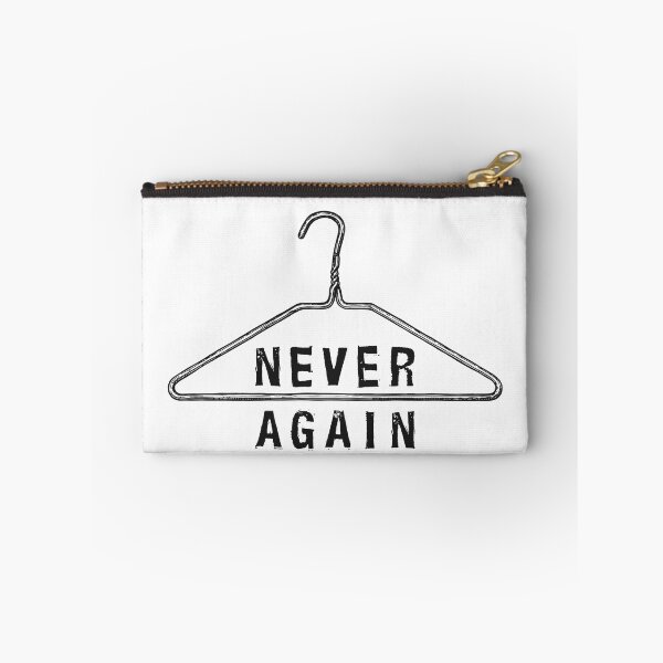 Item preview, Never Again Hanger Roe V Wade Pro Choice Women’s Health  designed and sold by The Junto Shop.