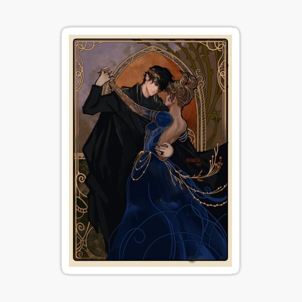 High King and Queen Sticker