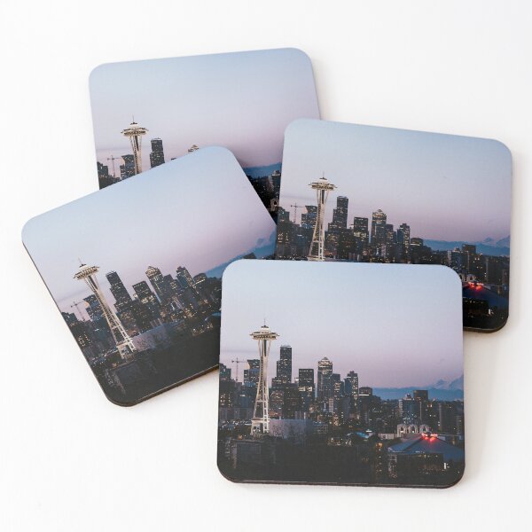 Artikelvorschau, Skyline von Seattle vom Kerry Park entworfen und verkauft von apopofbeauty.