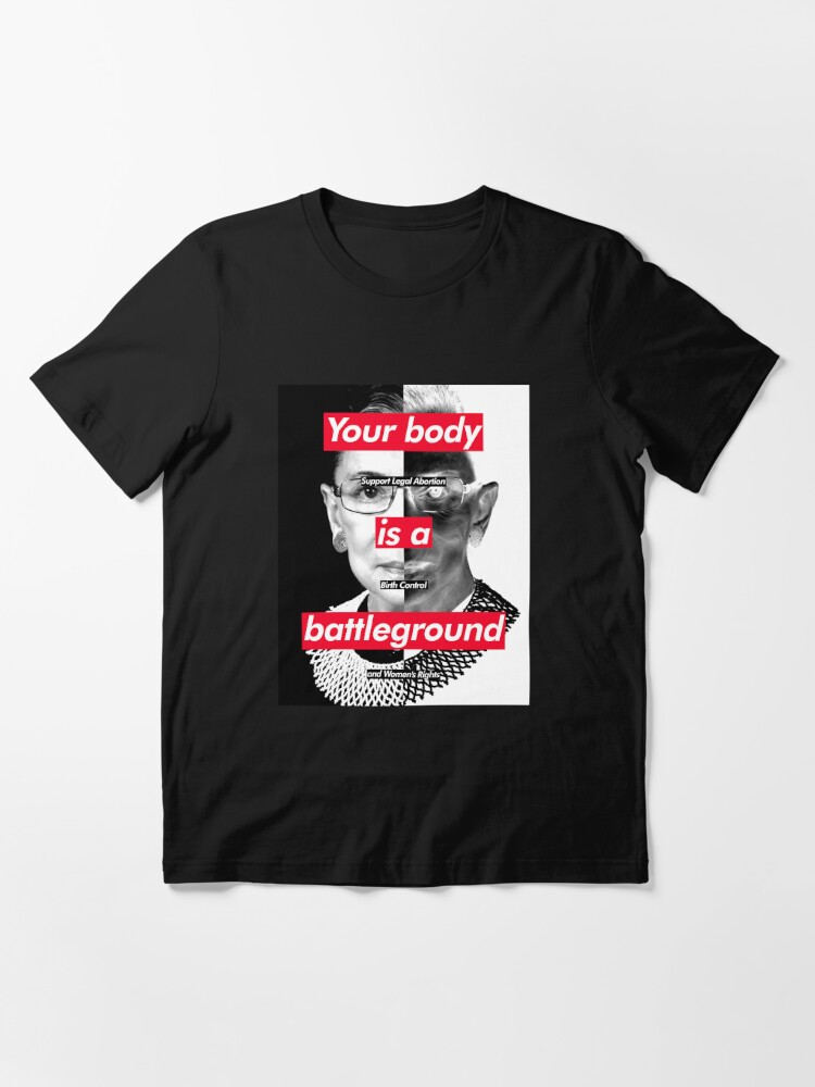 Your Body is a Battleground: RBG Barbara Kruger Homage