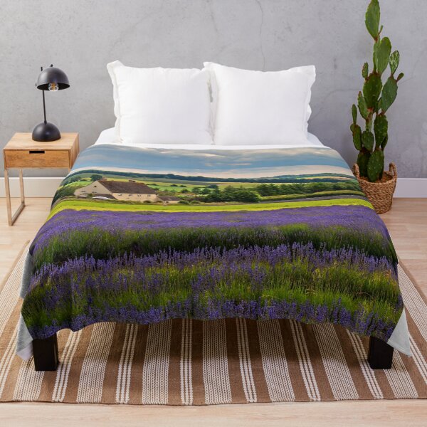 Item preview, Lavender Field Summer Flowers Cotswolds England designed and sold by AndyEvansPhotos.