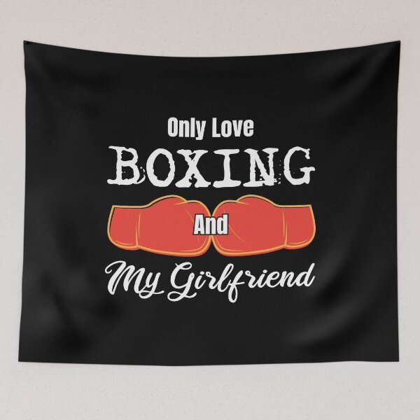Item preview, Hit like a Girl QuoteVintage Boxer Boxing Gloves Design  designed and sold by Rzelemenz.