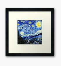 The Starry Night - Vincent van Gogh Framed Print