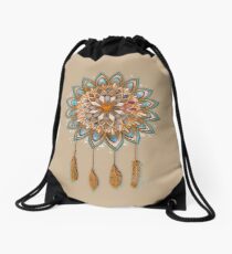 Mochila saco Golden Dreams Dreamcatcher