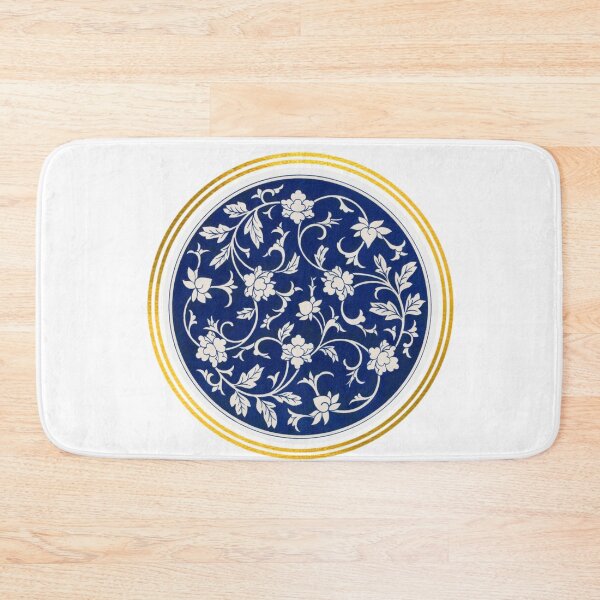 Item preview, Blue And White Floral Pattern designed and sold by artistoutfitter.