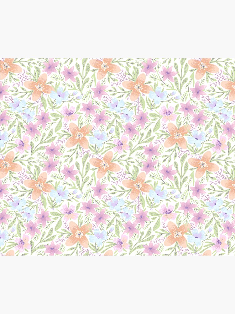 "You are more beautiful than flowers." Sticker by korearainbow Redbubble