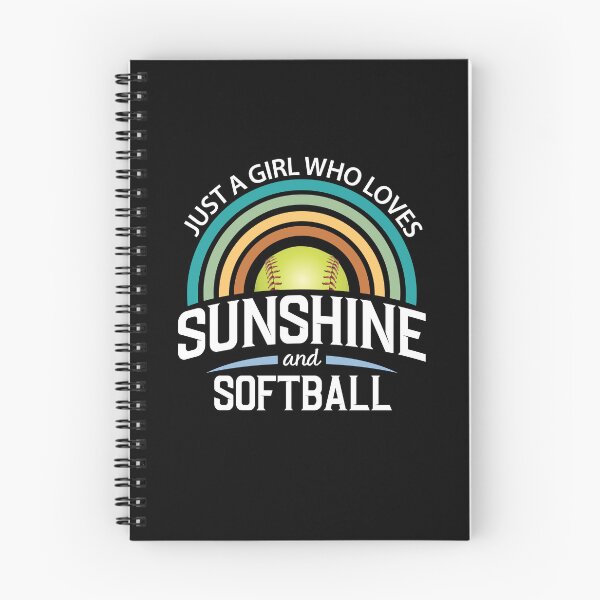 Item preview, Solo una chica que ama el sol y el softbol Rainbow Fastpitch designed and sold by 99Fastpitch.
