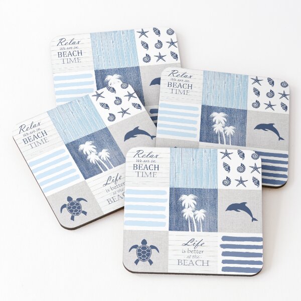 Item preview, Life is better at the Beach Patchwork designed and sold by Fibracreativa.