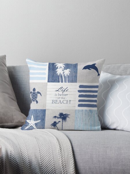 Artikel-Vorschau von Das Leben ist besser im Beach Patchwork, designt und verkauft von Fibracreativa.