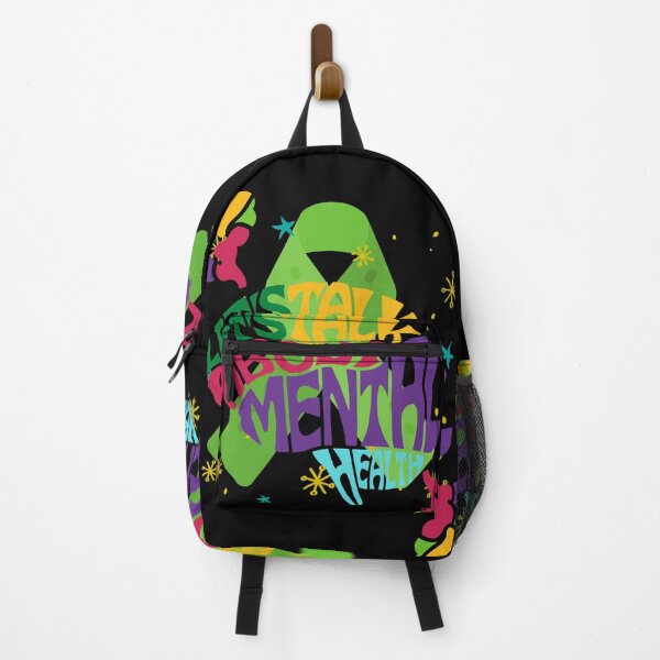 Item preview, Let’s Talk About Mental Health-Black Background designed and sold by Trendi61.