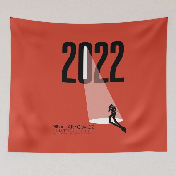 Item preview, 2022 Disinformation Governance Bureau • Nina Jankowicz, Minister of Truth designed and sold by amuseXpress.