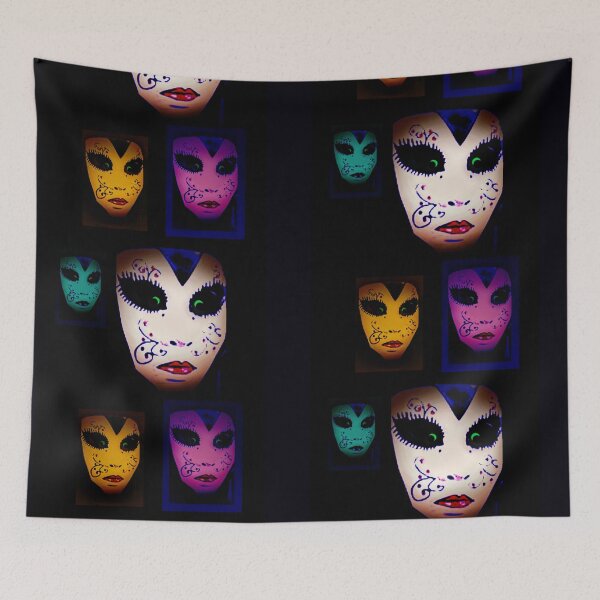 Item preview, MASKED FACE designed and sold by Bugeyedart.