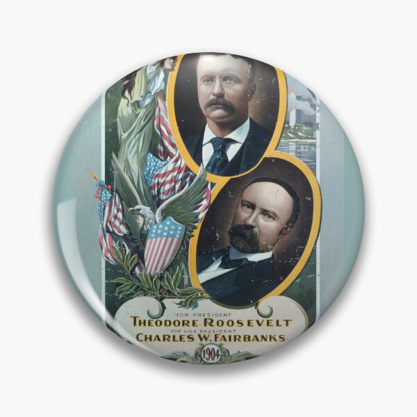 Item preview, Roosevelt & Fairbanks in 1904 designed and sold by TeeArcade84.