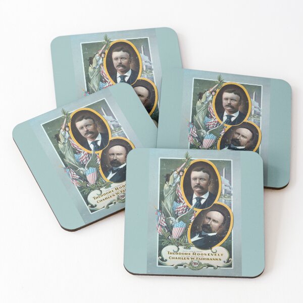 Item preview, Roosevelt & Fairbanks in 1904 designed and sold by TeeArcade84.
