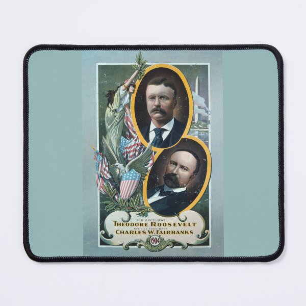 Item preview, Roosevelt & Fairbanks in 1904 designed and sold by TeeArcade84.