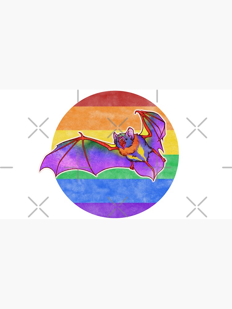 Pride bat: Gay flag by EvaraHargreaves