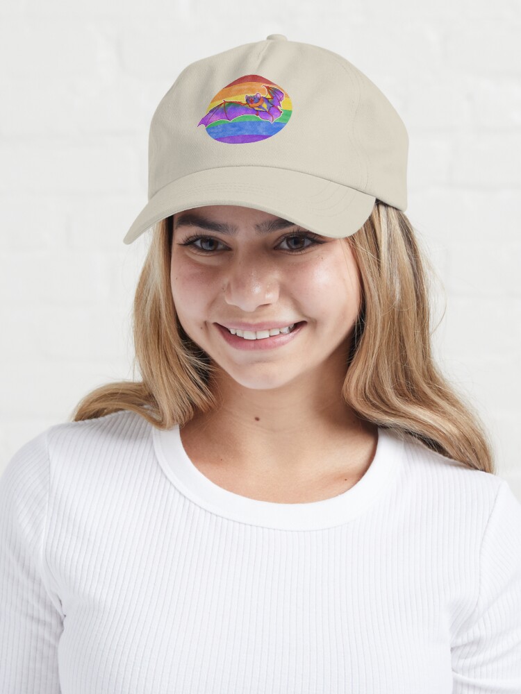 Alternate view of Pride bat: Gay flag Cap