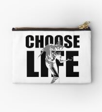 Wham! Wham t shirt Choose life George Michael Wake Me Up Choose Life Silhouette Studio Pouch