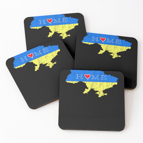 Item preview, Ukrainian Home Is Where the Heart Is Distressed Map designed and sold by Aide.