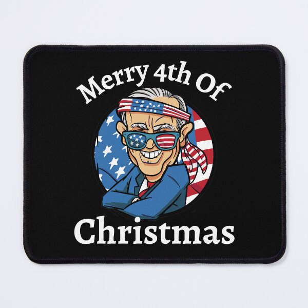 Item preview, Funny Joe Biden Merry Christmas 4th of July Confused Biden designed and sold by wrinkledhippie.