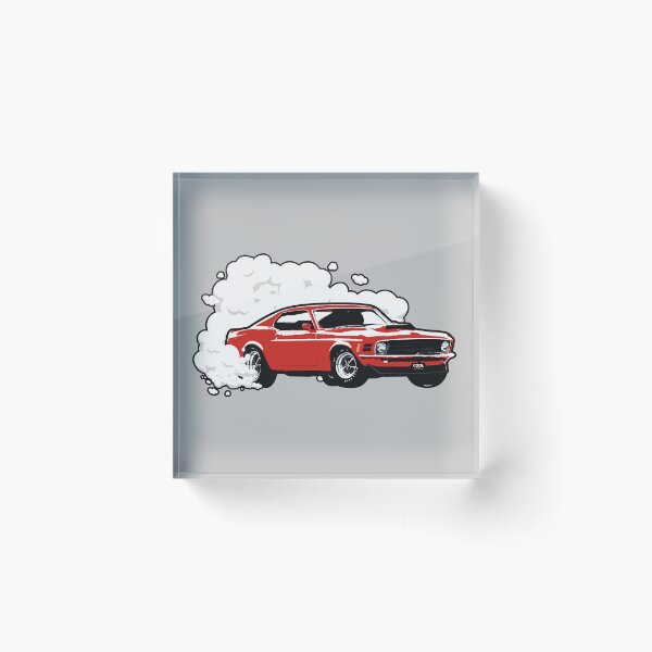 Item preview, Red 70s FM Burnout designed and sold by CoolRide.