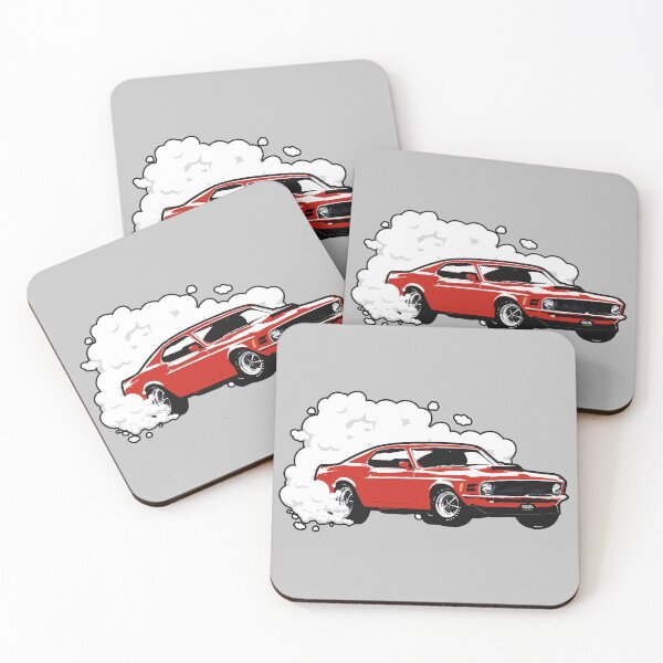 Item preview, Red 70s FM Burnout designed and sold by CoolRide.