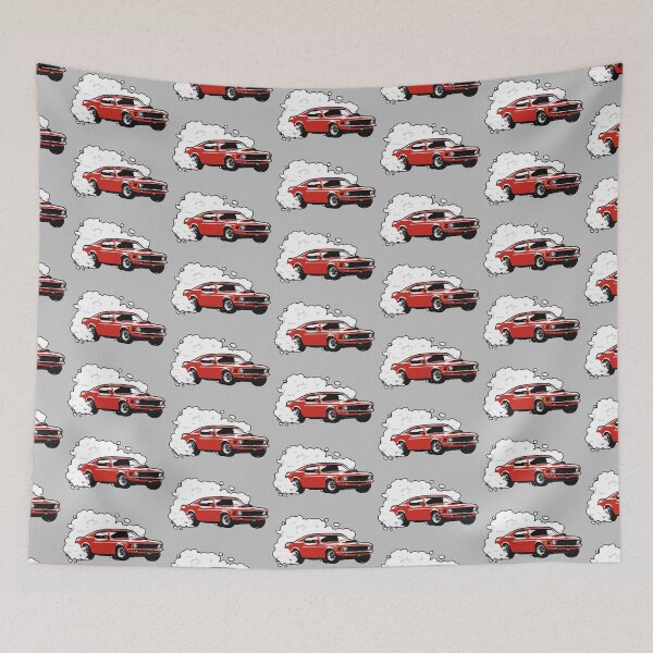 Item preview, Red 70s FM Burnout designed and sold by CoolRide.