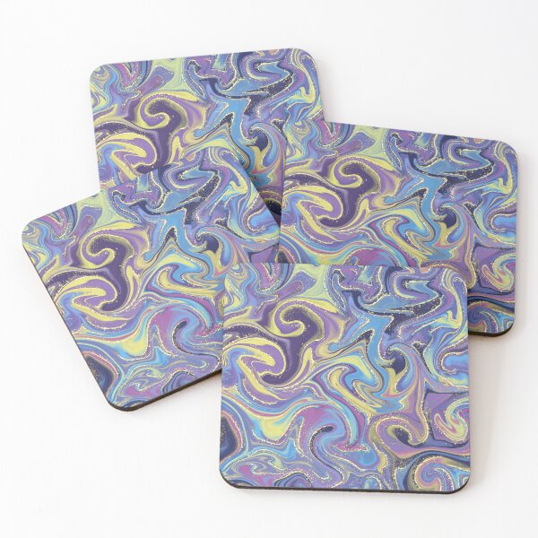 Item preview, Abstract Swirls- Purple & Gold designed and sold by Minxylynx4.