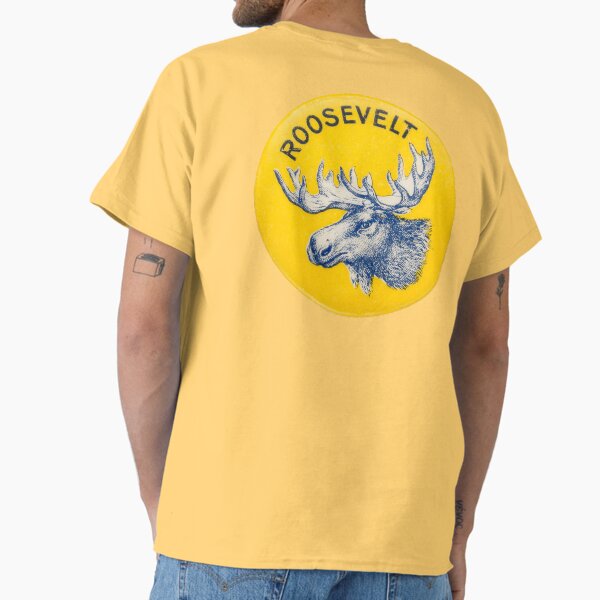 Vista previa del artículo con la obra «Fiesta de los alces toros de Roosevelt», diseñado y vendido por TeeArcade84.