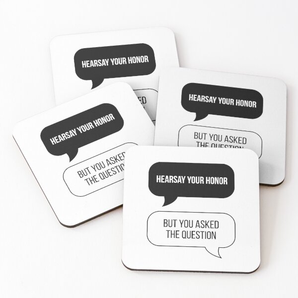 Item preview, Hearsay Your Honor! But You Asked The Question... (Original) designed and sold by FilipeFerreira.