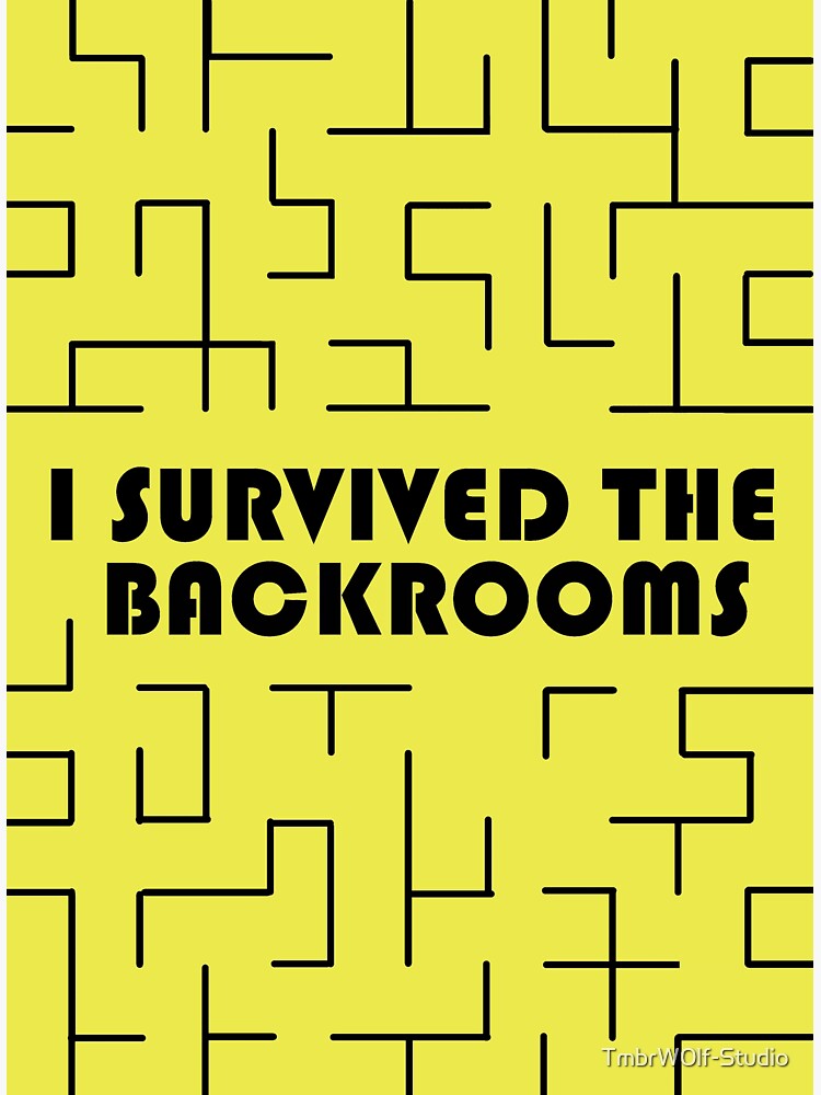 THE BACKROOMS Sticker for Sale by gallerygifts