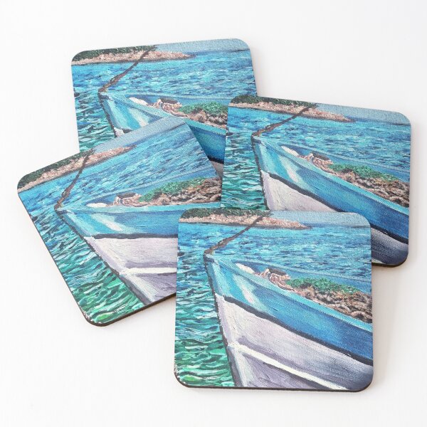 Item preview, AN OLD FISHING BOAT IN MAKARSKA designed and sold by IvanaKada.