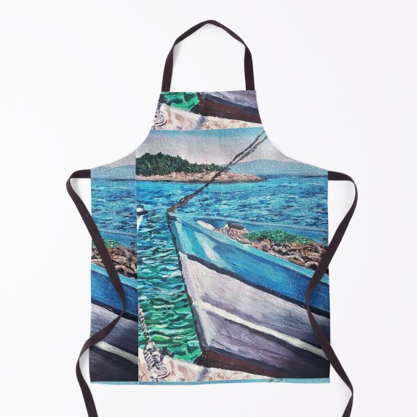 Item preview, AN OLD FISHING BOAT IN MAKARSKA designed and sold by IvanaKada.